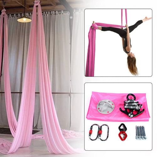 6-Tube Elastic Yoga Pedal Puller Resistance Band Fitness Equipment